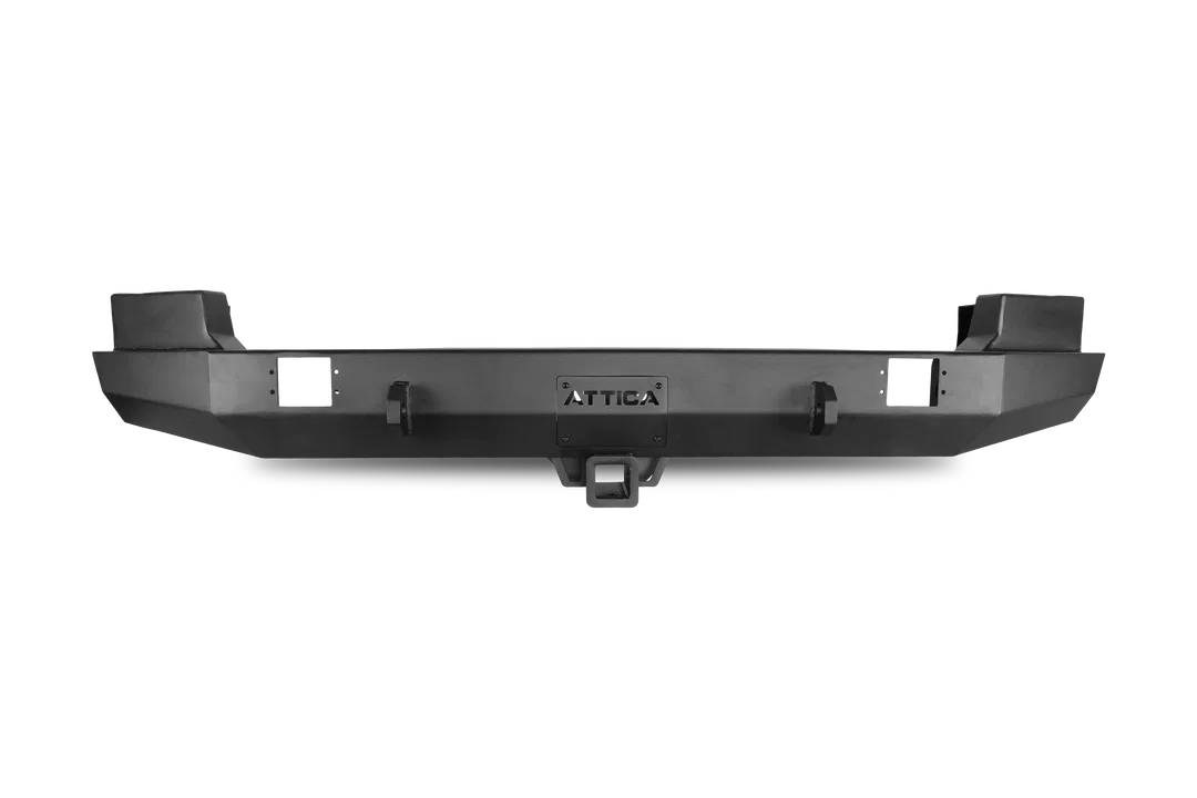 ATTTR01B101-BX – WINJET Bumper, Rear One Piece Design Direct Fit With D-Ring Mounts Compatible With OE Receiver Hitch...
